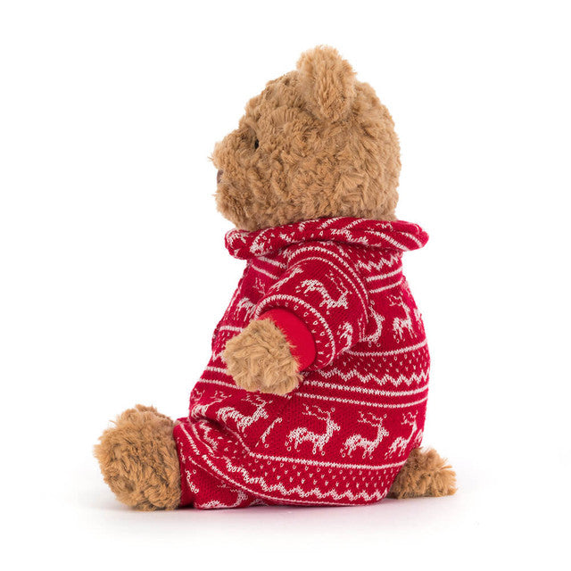 Bartholomew Bear Winter Pajamas for Kids - Soft & Warm Fleece Sleepwear with Cute Bear Design - Perfect for Cold Weather & Holiday Gifts