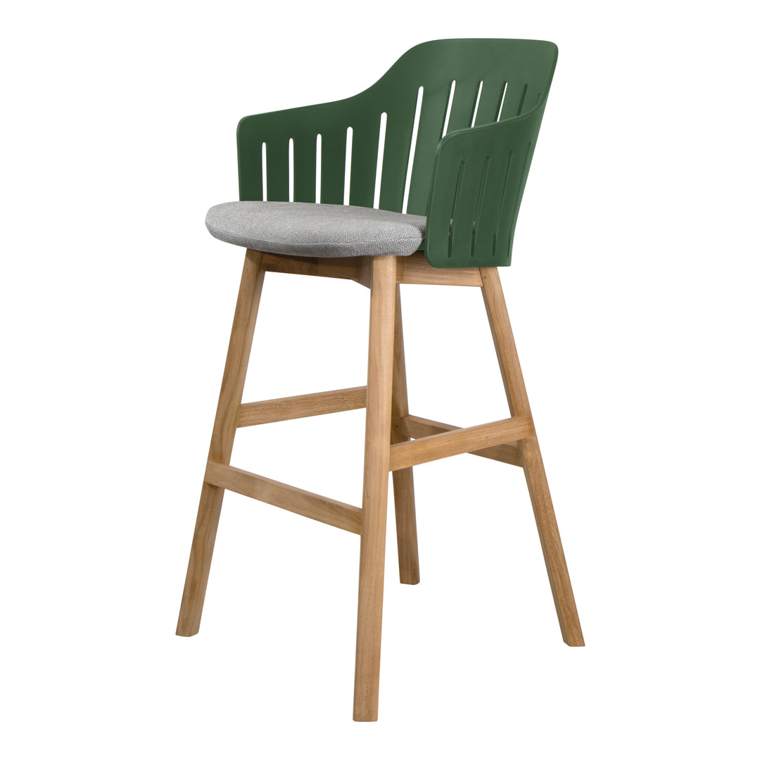 Premium Wooden Bar Stool with Comfortable Seat Cushion - Counter Height Dining Chair for Kitchen Island, Breakfast Nook & Home Bar Decor