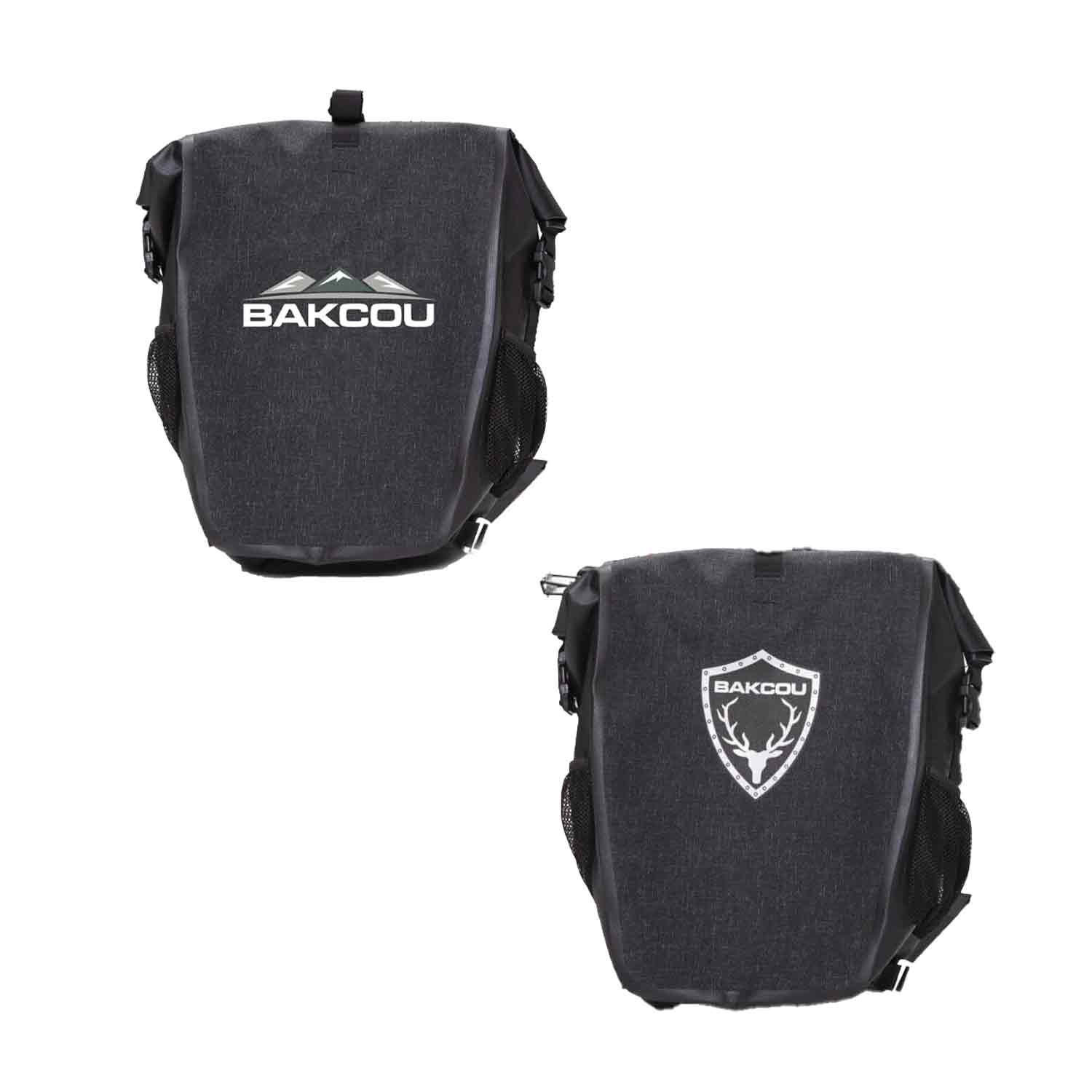 Bakcou Pannier Bags - Waterproof Bike Saddlebags for Commuting, Touring & Outdoor Adventures - Durable Cycling Accessories for Mountain & Electric Bikes - Perfect for Groceries, Work Gear & Camping Supplies