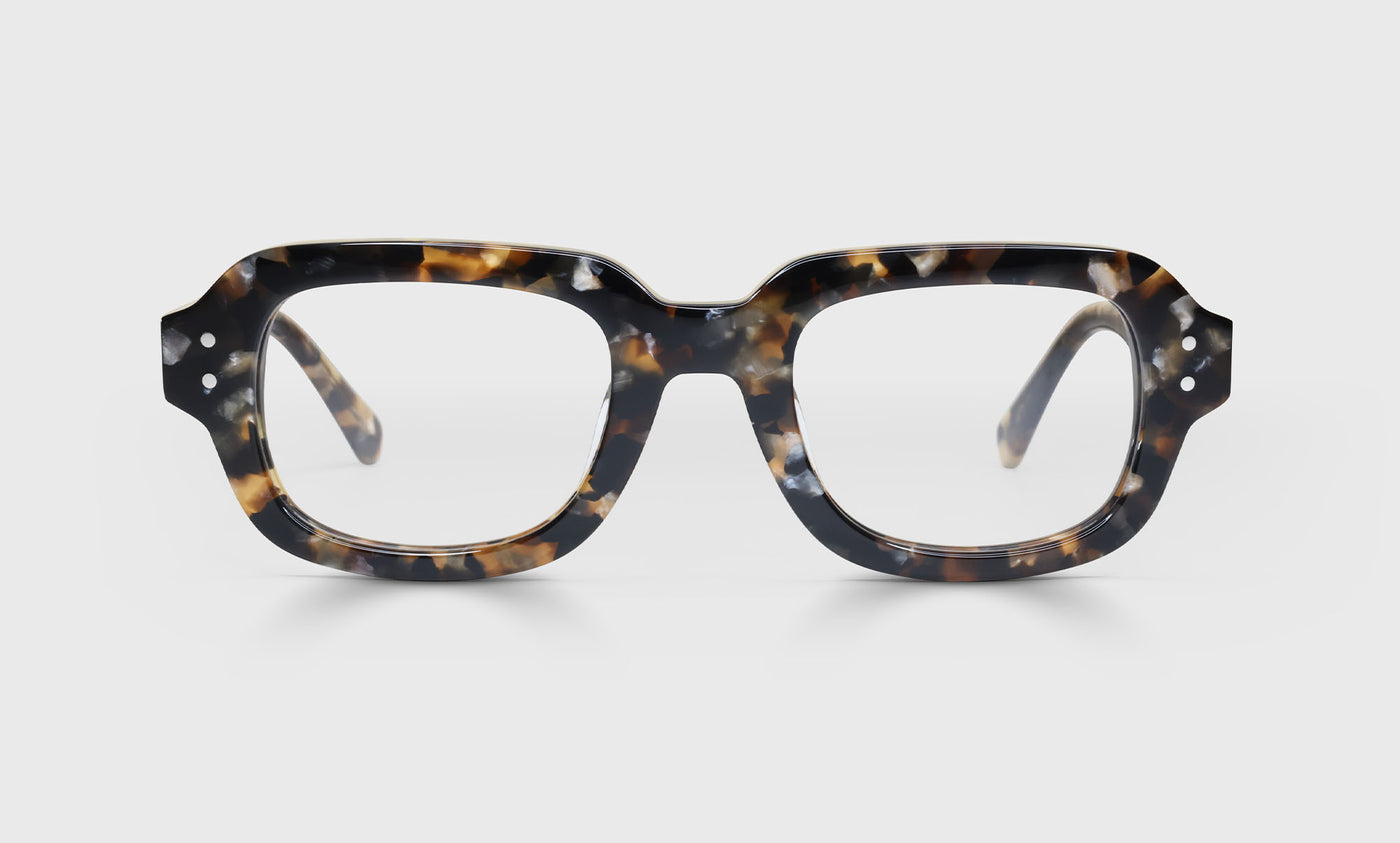 Vintage Tortoise Shell Acetate Eyeglasses with Front and Temple Design – Perfect for Reading, Fashion, and Everyday Wear