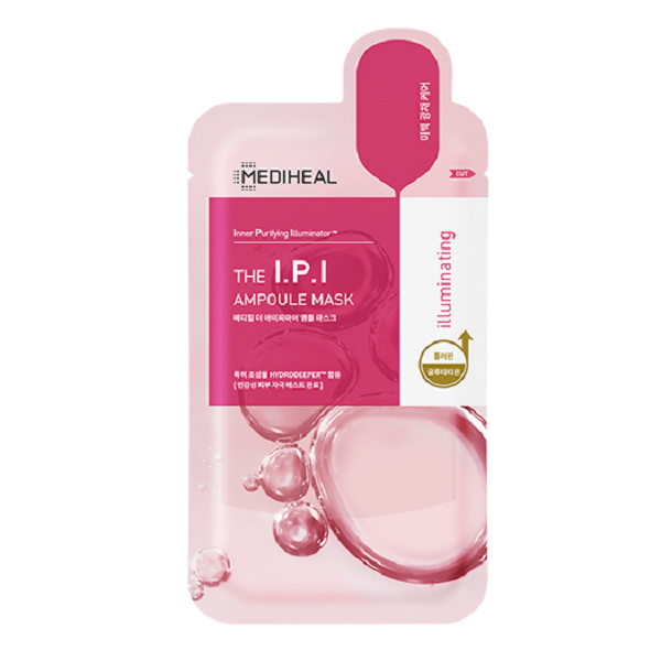 Mediheal The I.P.I Ampoule Mask - Korean Hydrating Sheet Mask for Glowing Skin | Perfect for Daily Skincare Routine & Spa Night