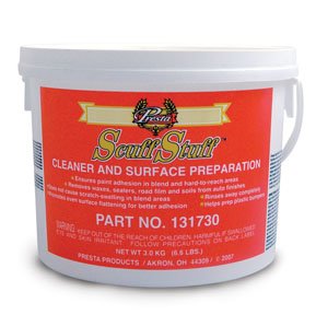 Presta 131730 Scuff Stuff Cleaner & Surface Prep 6.6 Lb Tub – Removes Scuffs, Stains & Dirt from Floors, Walls & More – Ideal for Home, Garage & Commercial Use