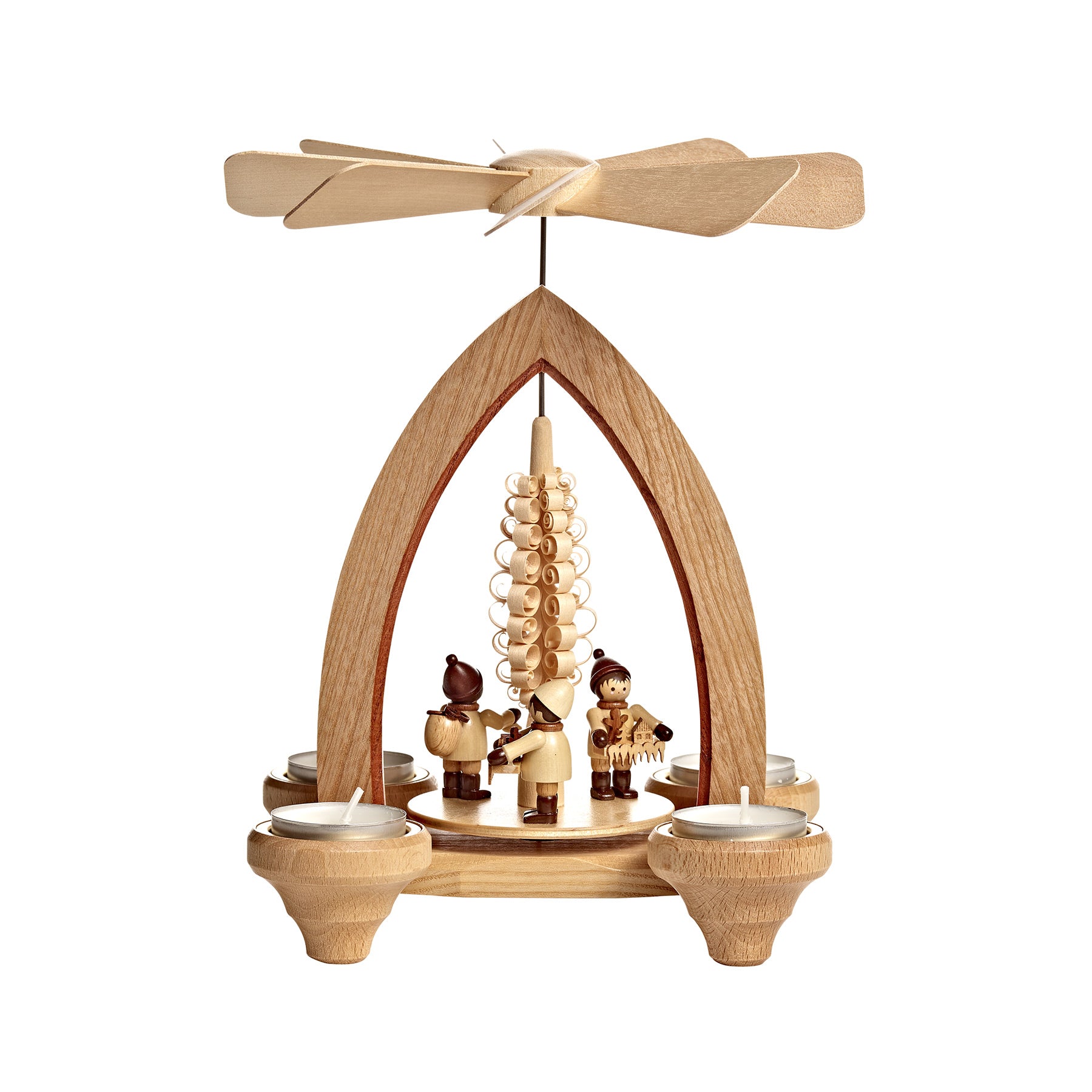 Little Merchants Pyramid - Premium Wooden Stacking Blocks for Kids | Educational Montessori Toys for Toddlers | Perfect for Early Learning, Birthday Gifts & Playroom Decor