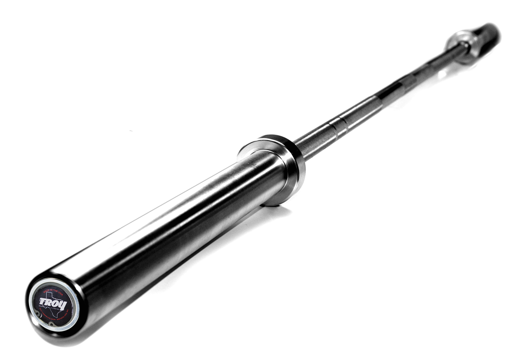 TROY 7ft Olympic Power Bar - Heavy Duty Weightlifting Bar for CrossFit, Powerlifting & Strength Training - Perfect for Home Gym & Commercial Use
