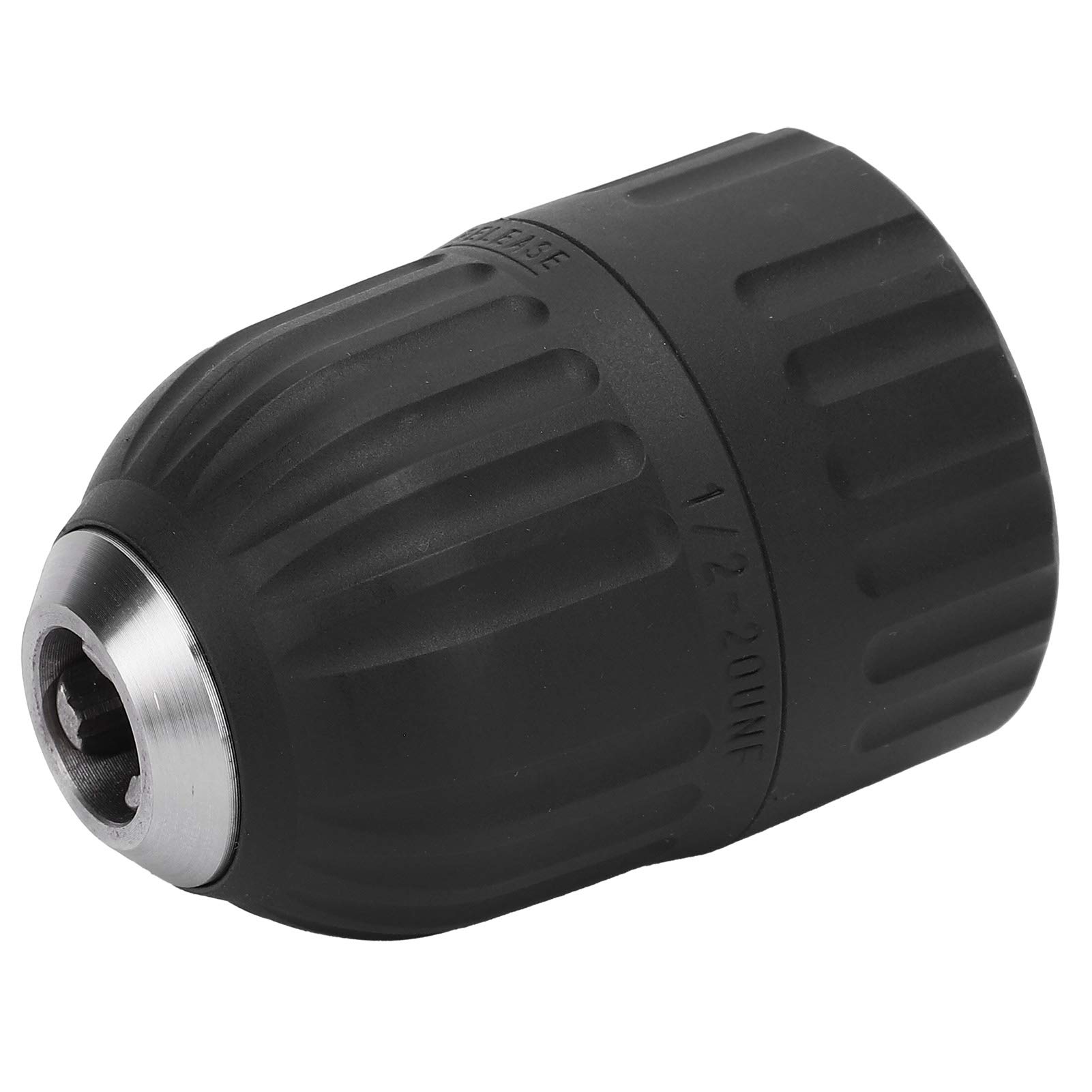 13mm Drill Chuck with 1/16-1/2in Clamping Range - Heavy Duty Keyless Chuck for Impact Drills, Electric Drills & Power Tools - Perfect for Woodworking, Metal Drilling & DIY Projects