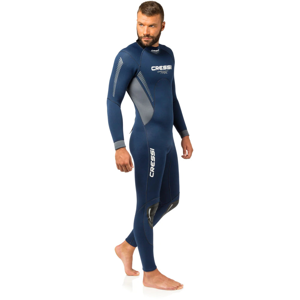 Cressi Fast 3mm Neoprene Wetsuit for Men - Lightweight & Flexible Scuba Diving, Snorkeling & Water Sports Gear