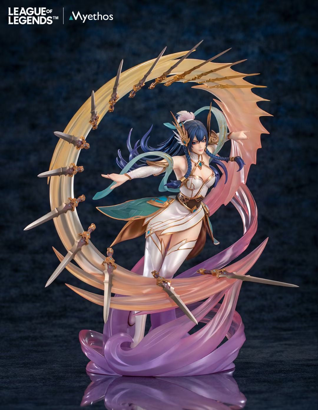 Myethos Studio The Blade Dancer Irelia - League of Legends Collectible Figure - Perfect for Gaming Room Decor & LOL Fan Gifts