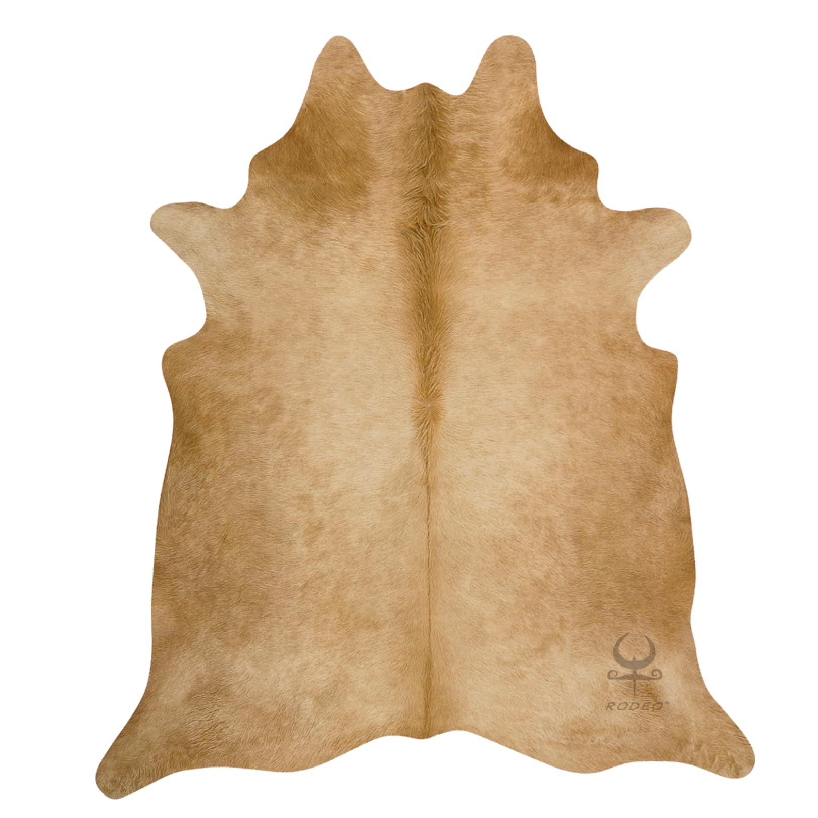 Genuine Cowhide Rug 7x8 ft - Natural Beige Cow Hide Area Rug for Western Decor, Ranch & Country House Style, Wall Hanging - Perfect for Living Room, Bedroom, or Cabin Floor Decor