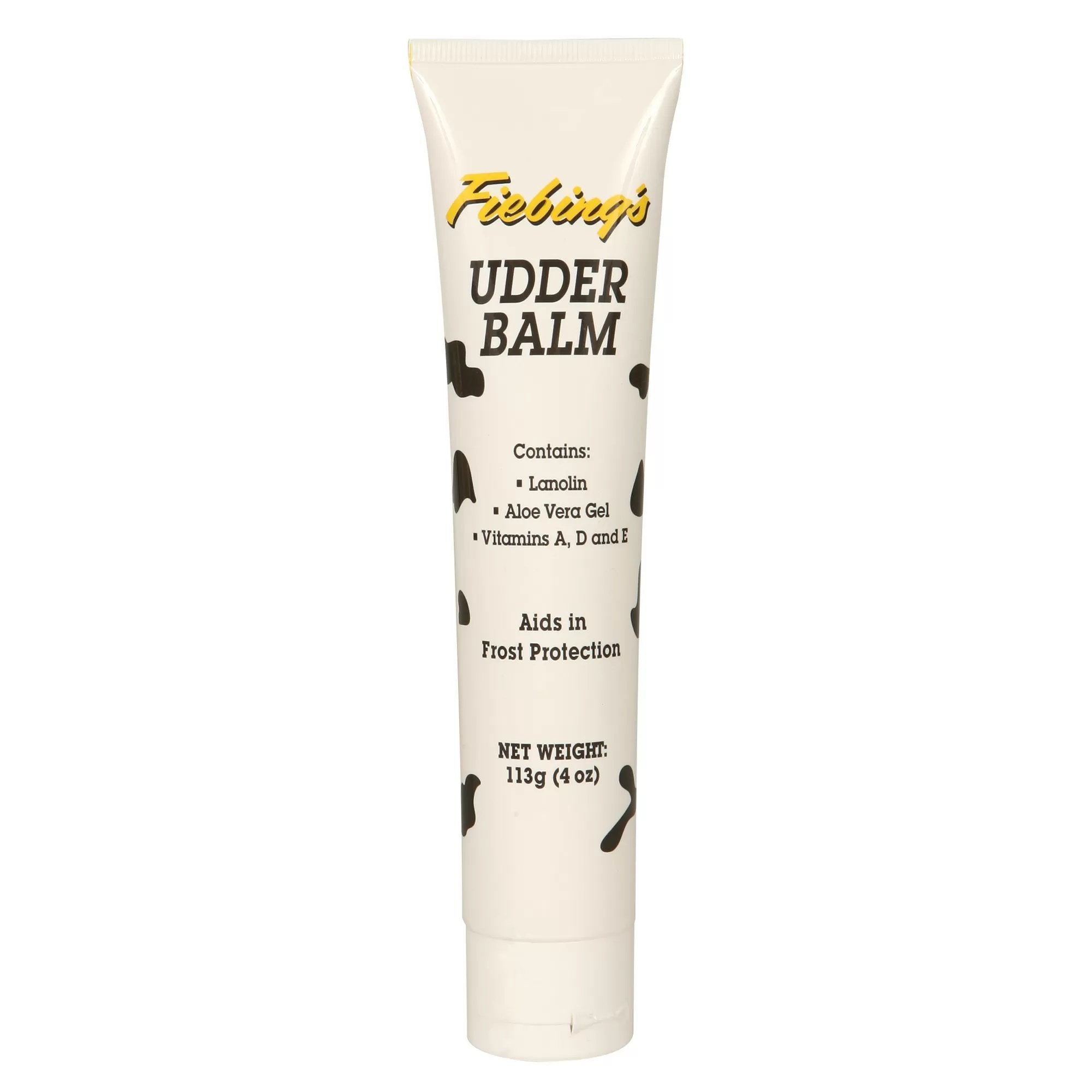 Fiebing's Udder Balm 4oz (113g) - Moisturizing Balm for Cracked Skin, Dry Hands & Udder Care - Perfect for Farmers, Ranchers & Dry Skin Relief