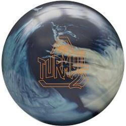 DV8 Turmoil 2 Pearl Reactive Bowling Ball - Navy/Sky Blue/White - High Performance Hook for Medium to Heavy Oil Lanes - Perfect for League Play and Tournament Competition