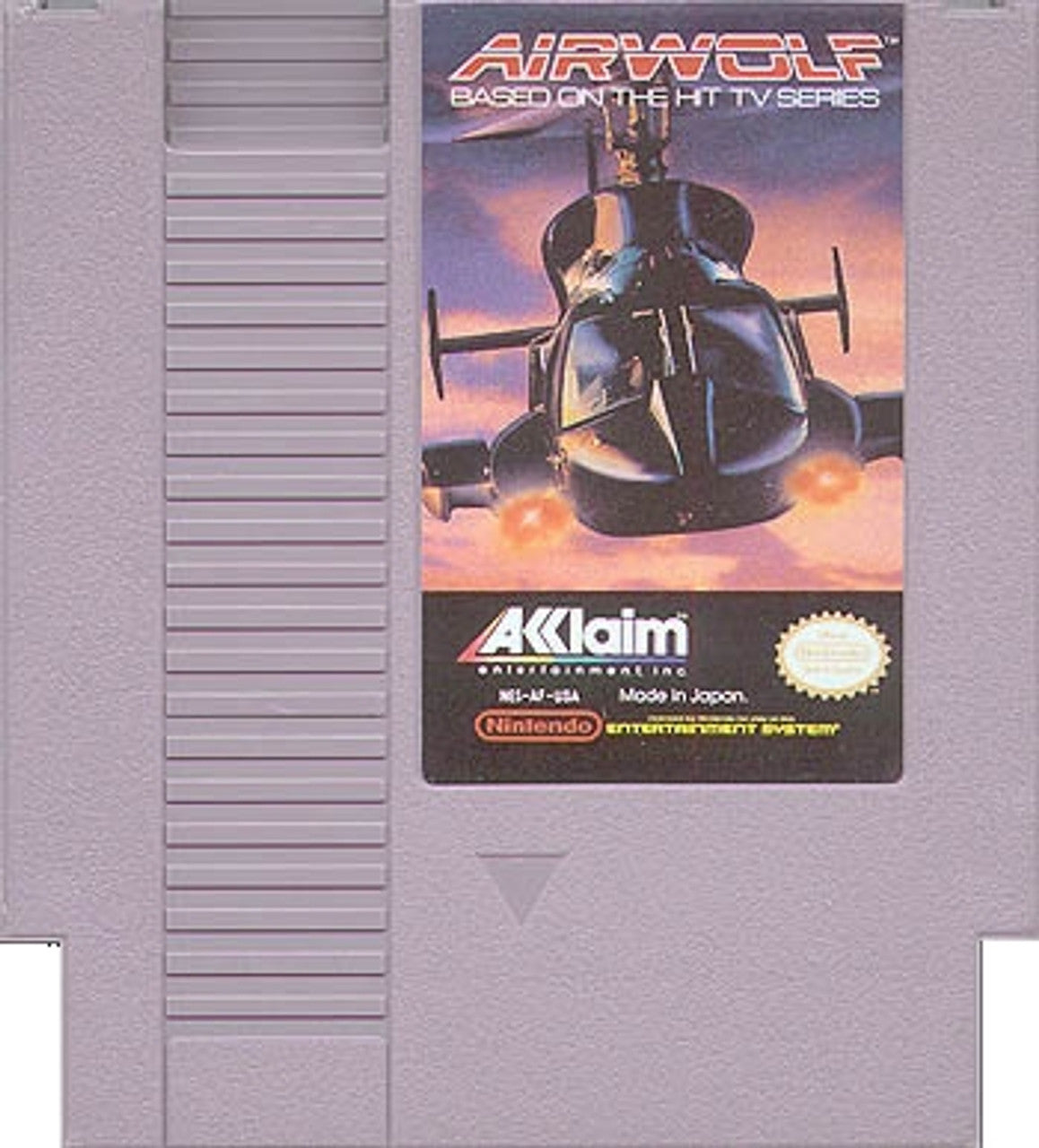 Airwolf Classic NES Video Game - Retro Nintendo Entertainment System Cartridge - Perfect for Collectors & 80s Gaming Nostalgia