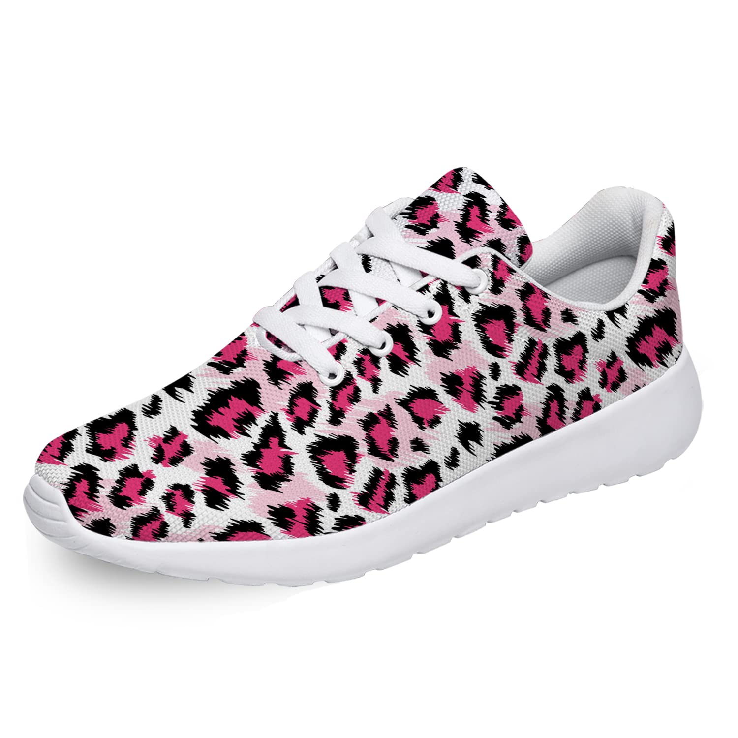Ciadoon Leopard Print Running Shoes for Women & Men - Athletic Tennis Sport Sneakers - Comfortable Casual Walking & Jogging Shoes - Perfect Gift for Him & Her - Ideal for Gym, Workout, and Everyday Wear