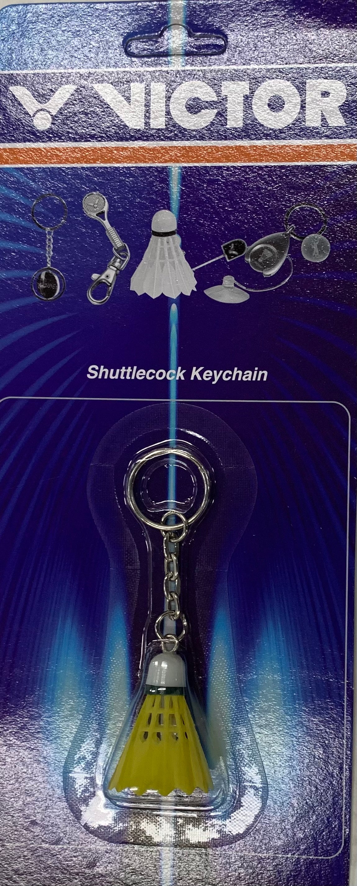 Victor Shuttlecock Keychain - Badminton Gift for Players & Fans - Perfect for Sports Enthusiasts & Keychain Collectors