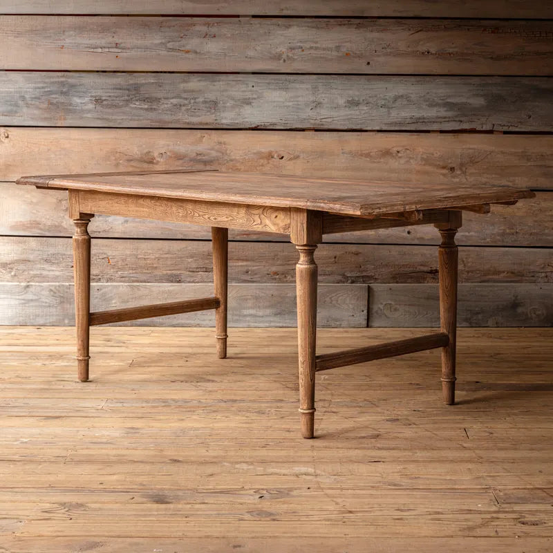 Jefferson Drop Leaf Dining Table - Extendable Wooden Kitchen Table for Small Spaces | Perfect for Apartments, Breakfast Nooks & Cozy Dining Areas