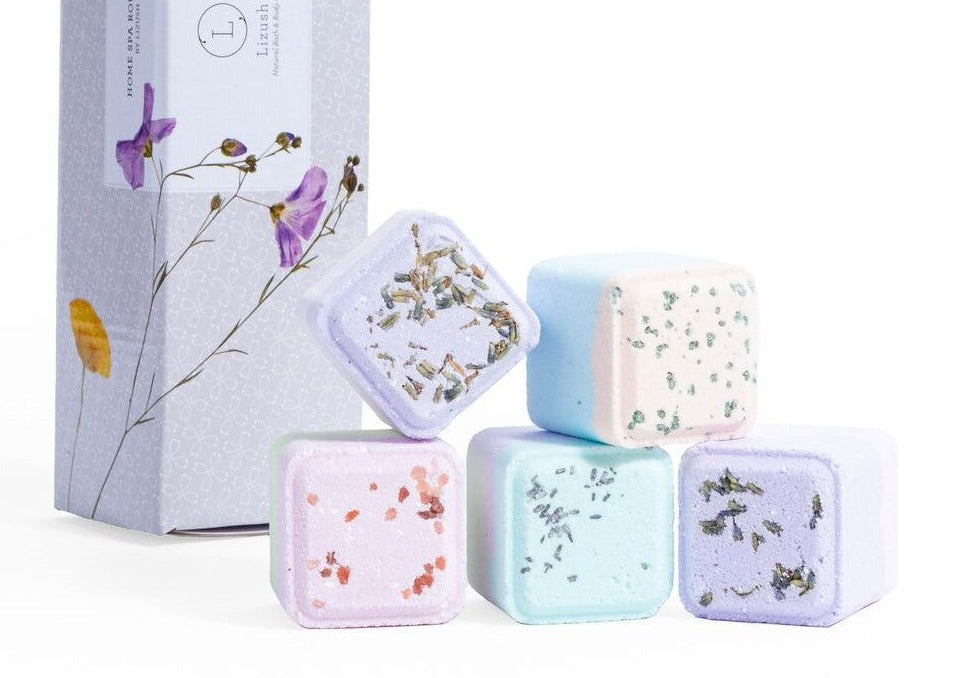 5-Piece Mixed Scent Shower Steamers Gift Set - Aromatherapy Fizzies for Relaxation & Stress Relief | Perfect Self-Care, Spa Day, or Thoughtful Present