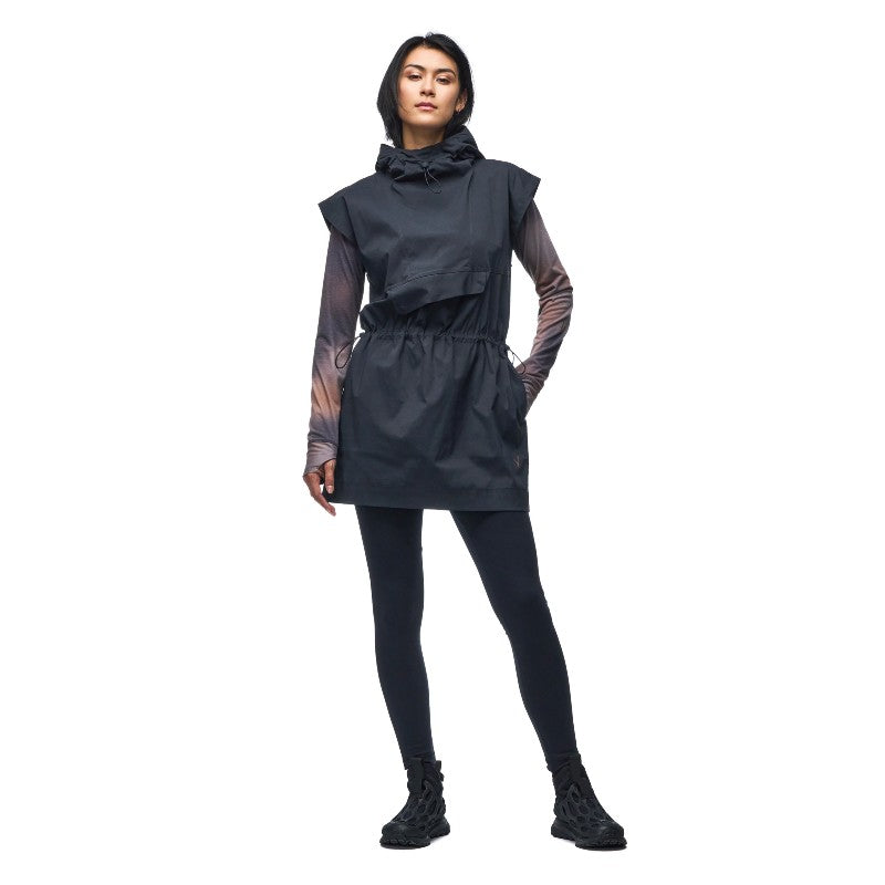 Indyeva Cangur II Hooded Tunic for Women - Stylish Long Sleeve Oversized Pullover Sweatshirt | Perfect for Casual Wear, Yoga, and Lounge Outfits