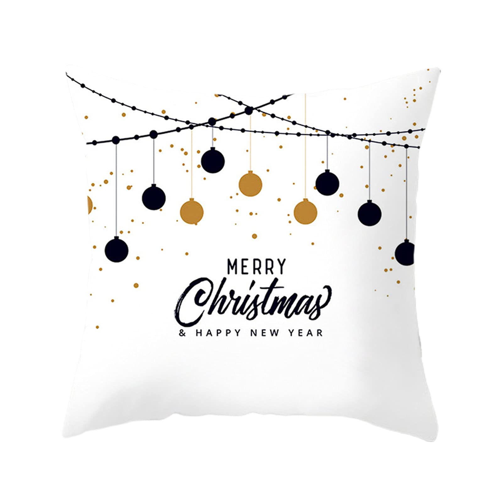 18x18 Fall Pillow Covers - Soft Skin-Friendly Polyester Peach Fabric Couch & Bed Pillow Cases - Durable Holiday Decor for Christmas - Set of 8 - Perfect for Living Room, Bedroom & Seasonal Home Decor