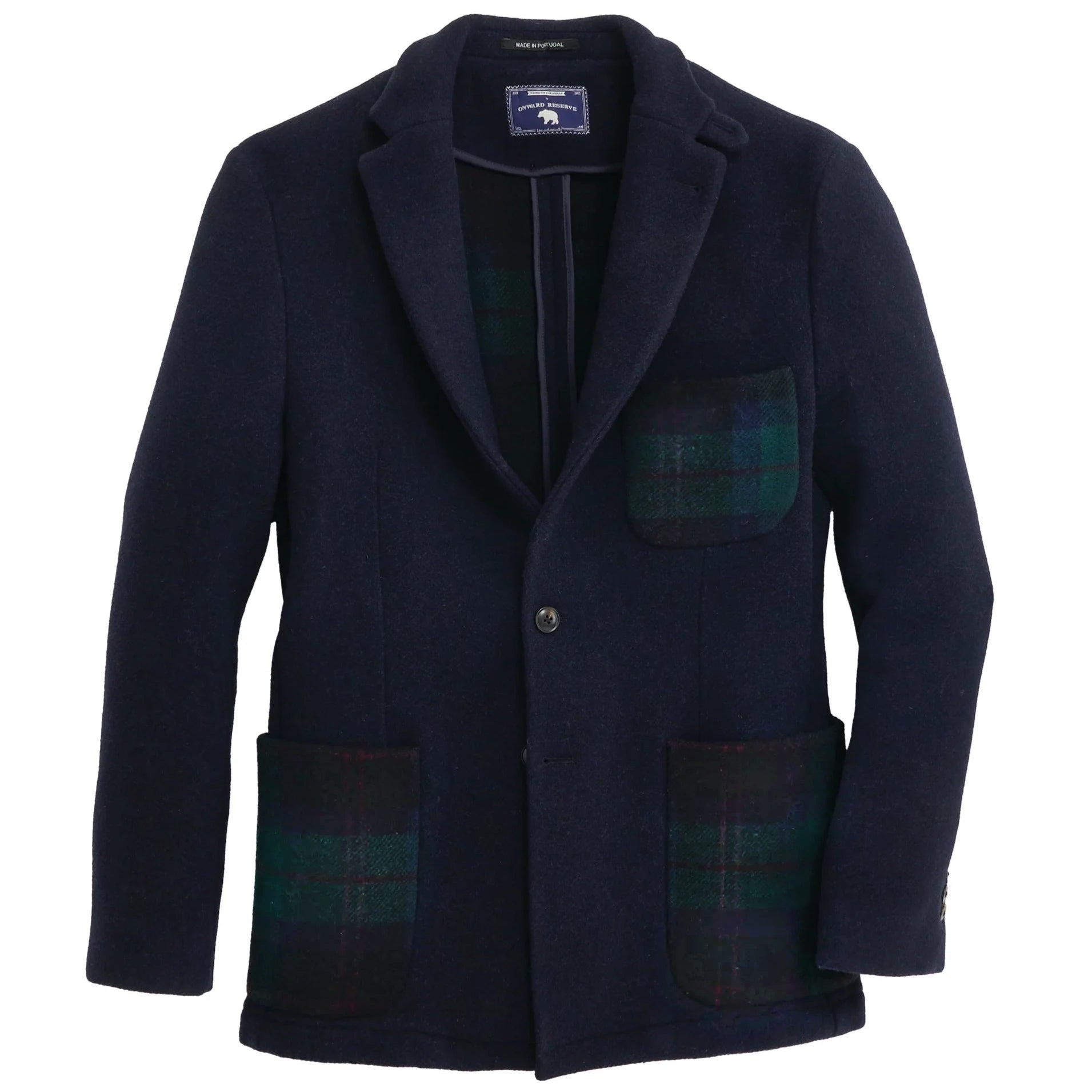 Elegant Reserve Tartan Cocktail Coat - Women's Vintage Plaid Party Blazer for Evening Events & Holiday Gatherings
