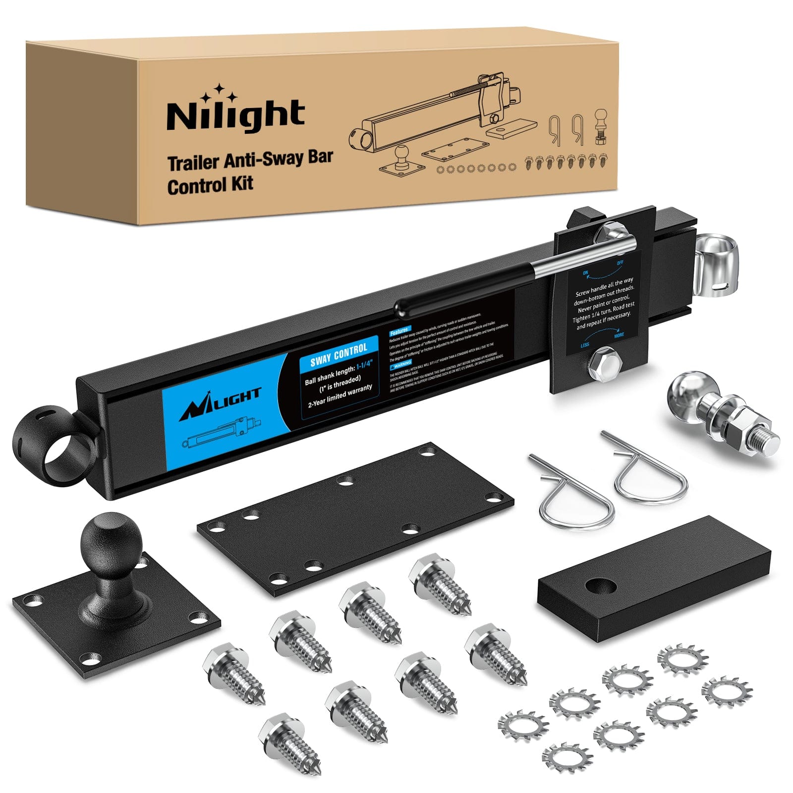 Off-Road Trail Anti-Sway Bar Control Kit for Jeep Wrangler & Trucks - Heavy Duty Stabilizer for Smooth Off-Roading & Rock Crawling Adventures