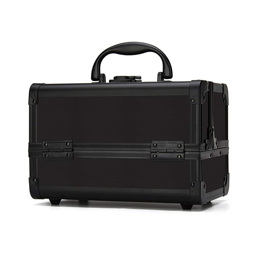 Portable Double Open Multi-Layer Cosmetic Case with Mirror - Makeup Storage Organizer for Nail, Tattoo & Beauty Essentials | Perfect for Travel, Home & Salon Use