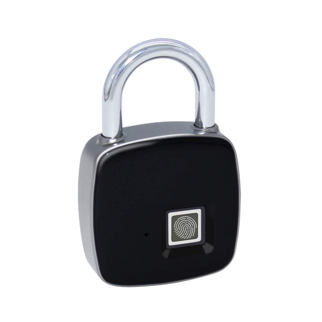 TWDYC P3 Smart Fingerprint Padlock - Keyless Biometric Security Lock with USB Charging, Waterproof Design for Doors, Luggage, Cases & Travel Bags | Ideal for Home, Office, Gym Lockers and Suitcase Security