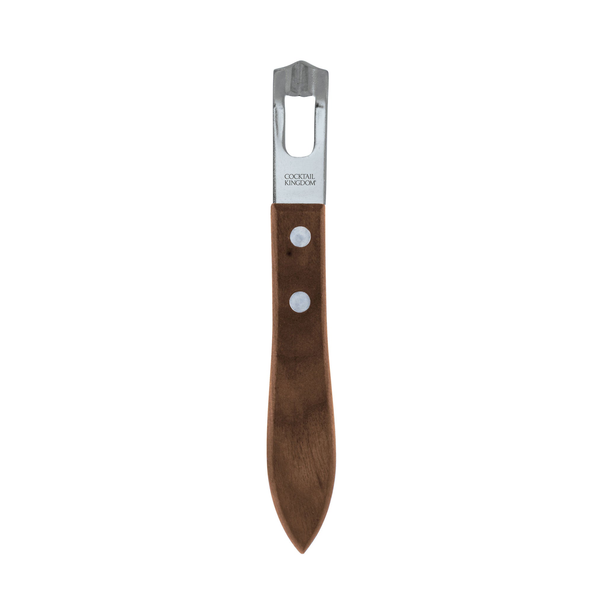 Premium Channel Knife with Black Walnut Handle - Perfect for Professional Chefs & Home Cooking, Ideal for Garnishing & Fruit Carving