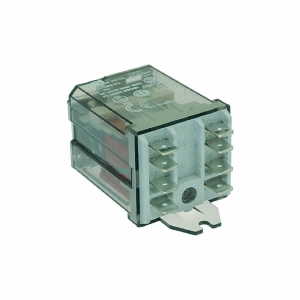 110V 16A 3 Pole Relay with 6.3mm Terminals - Heavy Duty Electrical Switch for HVAC, Industrial Equipment & Home Automation Systems