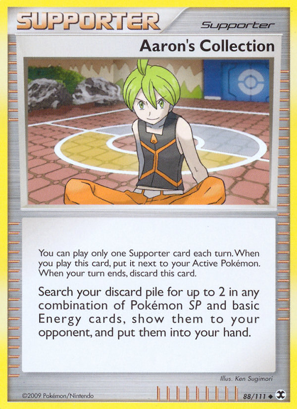 Aaron's Collection (88/111) [Platinum: Rising Rivals] - Rare Pokemon Trading Card for Collectors & Battles - Perfect for Tournaments, Gifts, and Display
