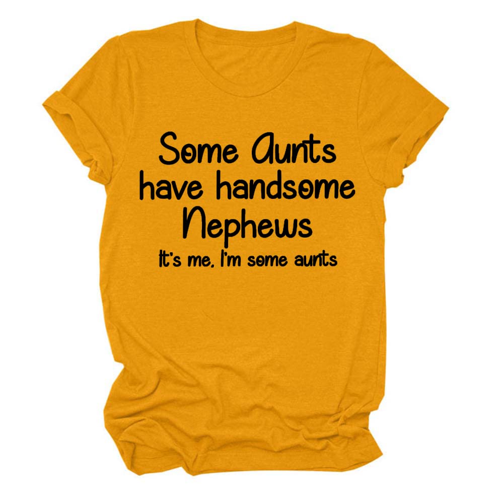 JANTEE Funny Graphic Tee Shirt for Women - Cute Casual T-Shirt Gift for Aunt - Perfect for Birthday, Christmas & Family Gatherings