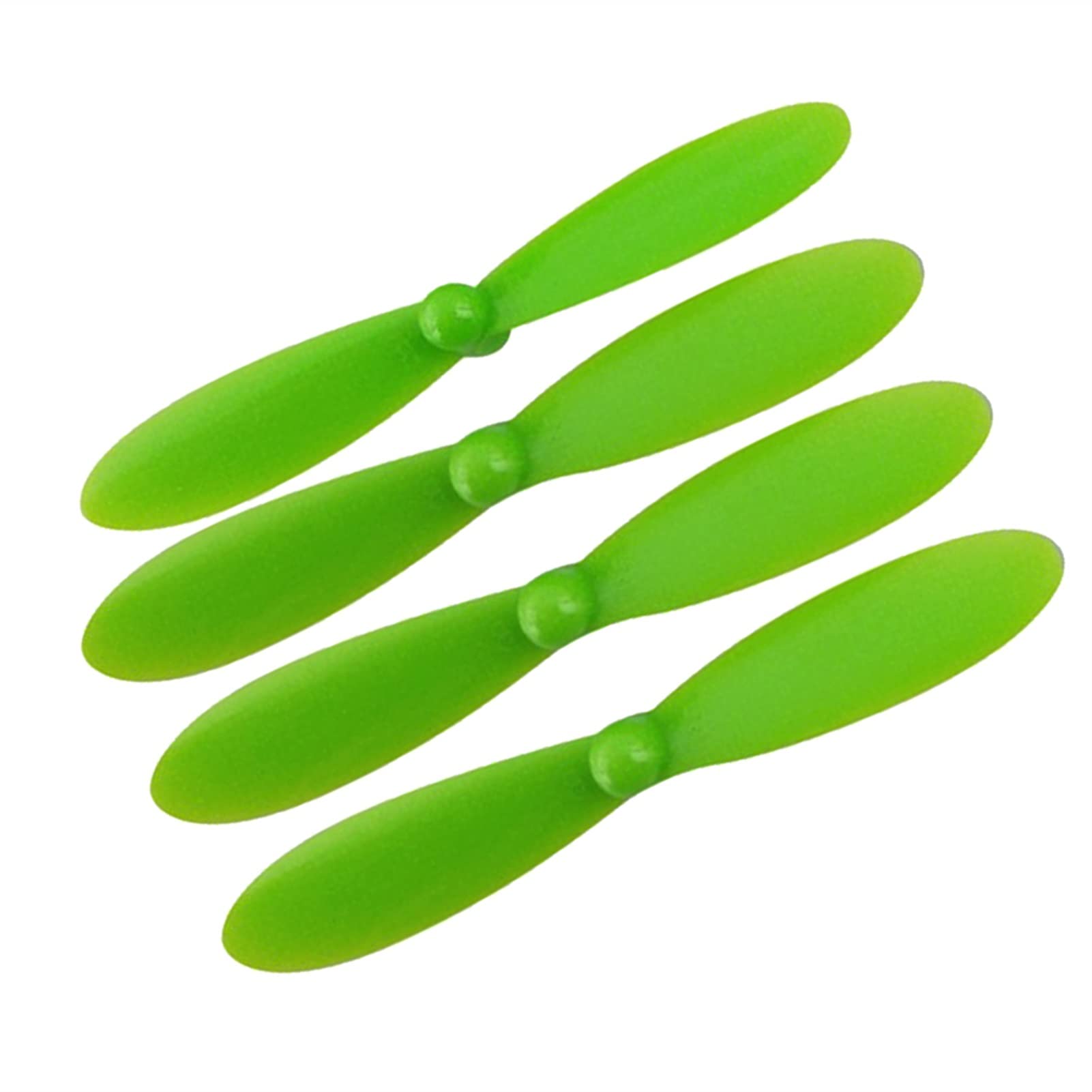 **Hubsan RC Drone Quadcopter Replacement Propellers - 4-Piece Green Blades Spare Parts for Hubsan X4, H107, H501S - Durable & High-Performance Drone Accessories for Outdoor Flying & Aerial Photography**