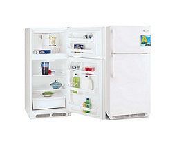 Frigidaire MRTG15V4PW 15.6 Cu. Ft. Top Freezer Refrigerator - 220V White Energy Star Certified for Home, Kitchen & Office Use