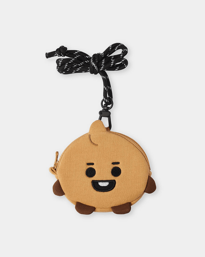 BT21 SHOOKY BABY Strap Mini Pouch - Cute K-Pop BTS Accessory for Phone, Keys & Essentials | Perfect for Fans, Cosplay & Everyday Use