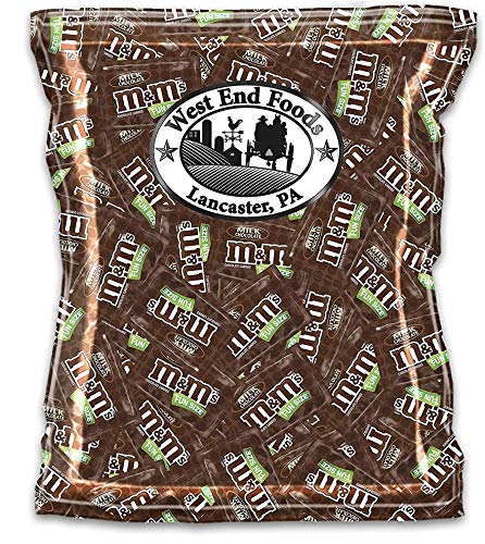 M&Ms Fun Size Milk Chocolate Candy Bulk 18 Pound Bag - Perfect for Halloween, Parties, Office Snacks & Gift Baskets