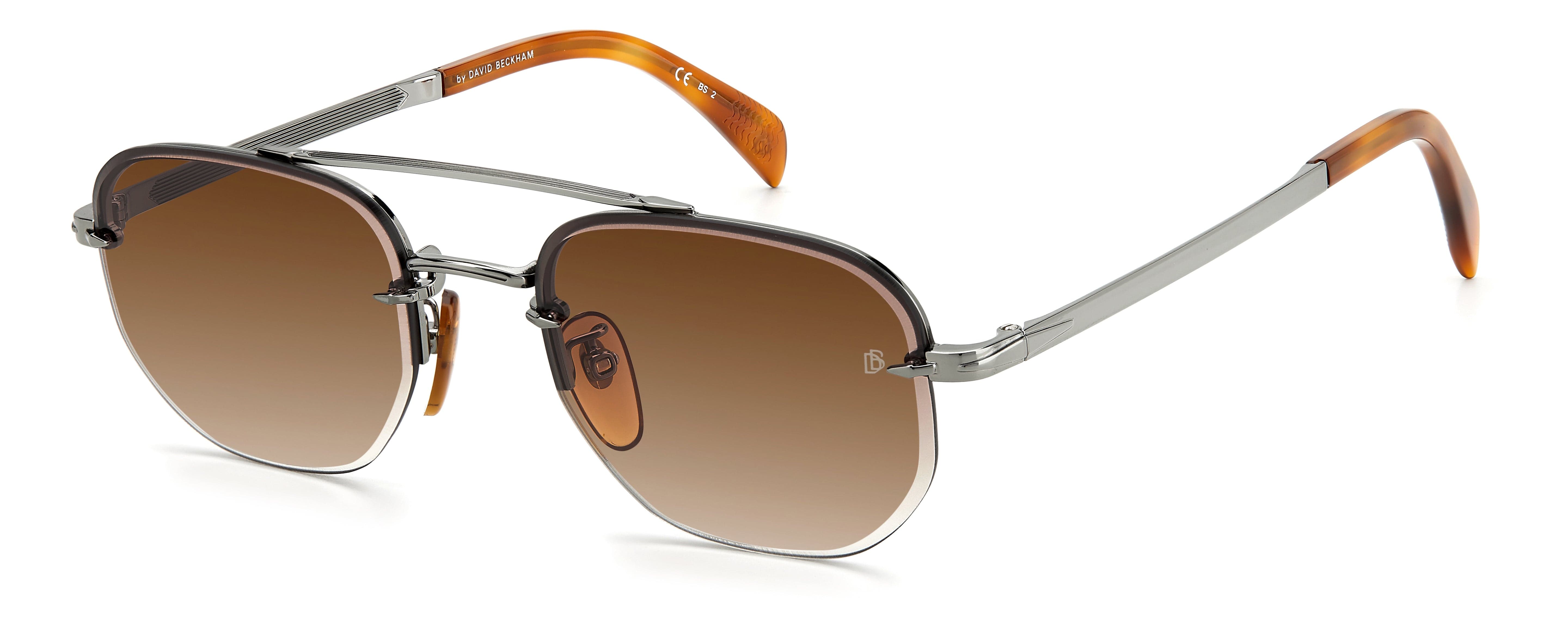 David Beckham DB 1078/S 31Z 5320 Polarized Sunglasses for Men - UV Protection, Fashion Aviator Style - Perfect for Driving, Beach & Outdoor Activities