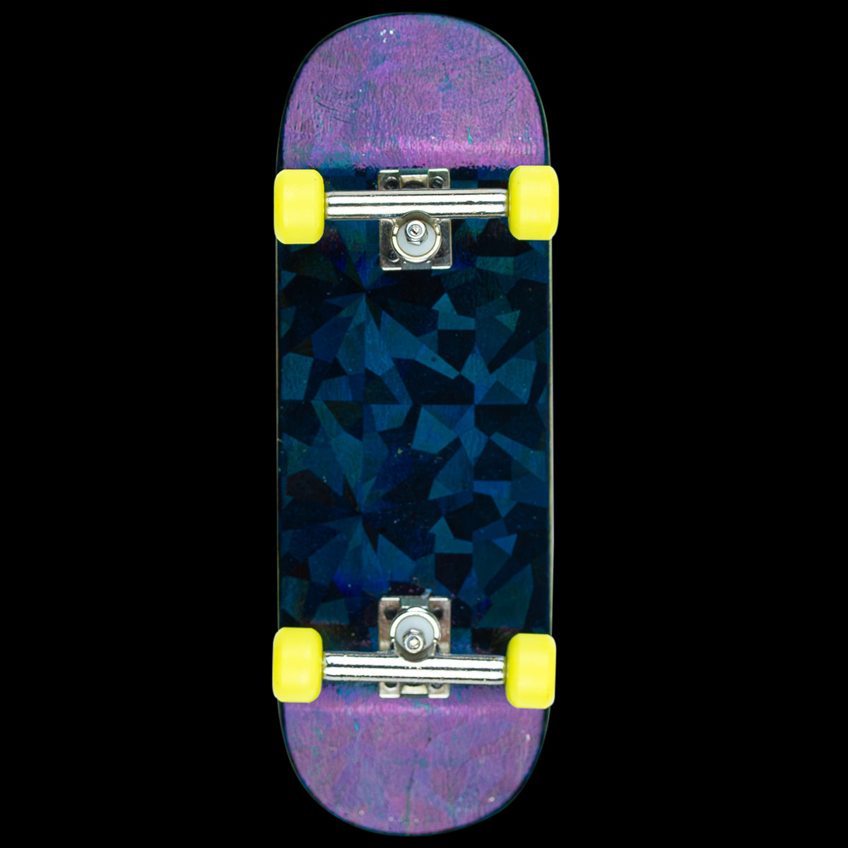 DK Fingerboard Complete Skateboard - Blue Shine Professional Finger Skateboard for Tricks & Stunts | Perfect for Office Desk, School & Travel Entertainment