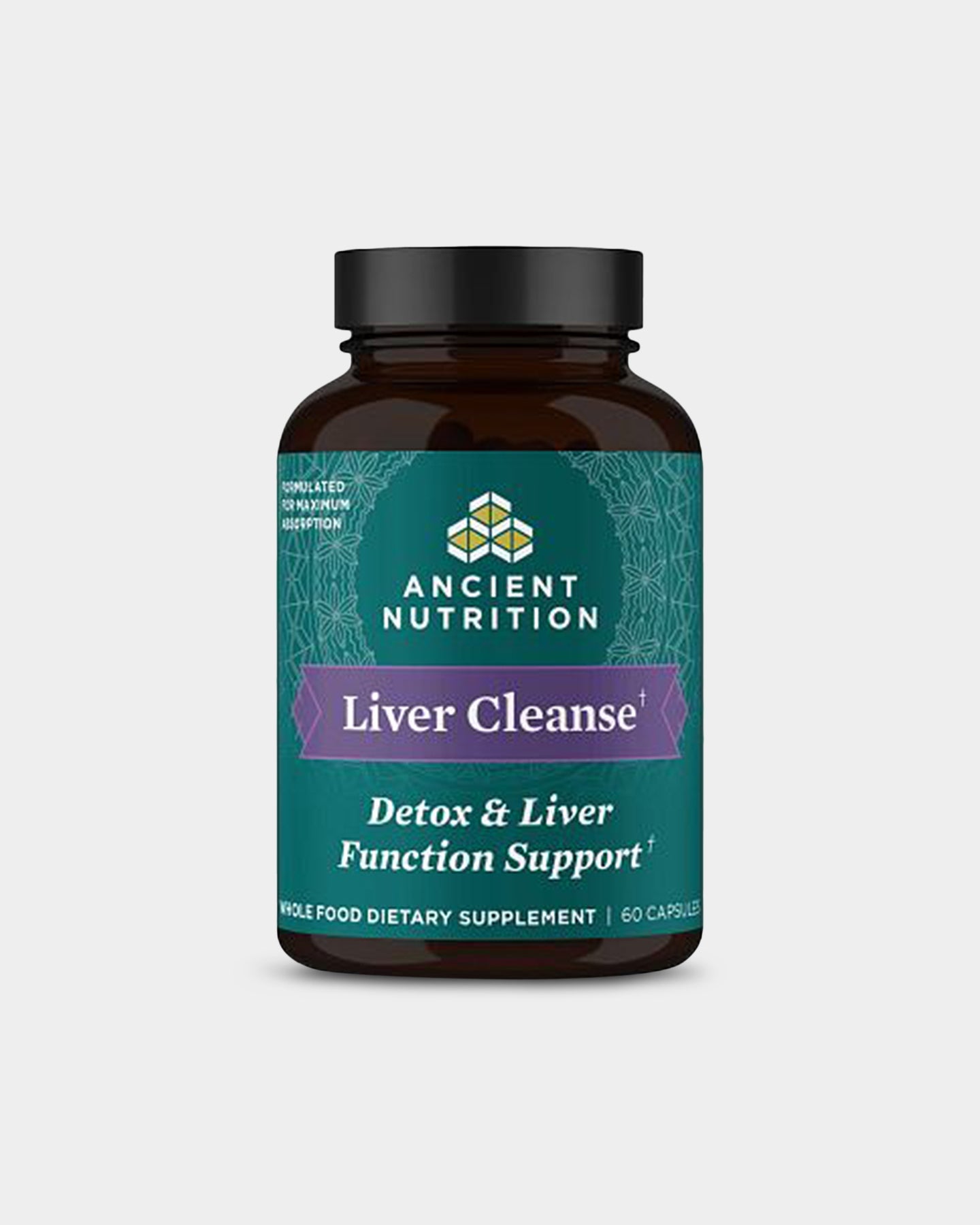 Ancient Nutrition Ancient Herbals Liver Cleanse Supplement - Natural Liver Detox & Support for Digestive Health - Ideal for Post-Holiday Cleanse & Wellness Routine