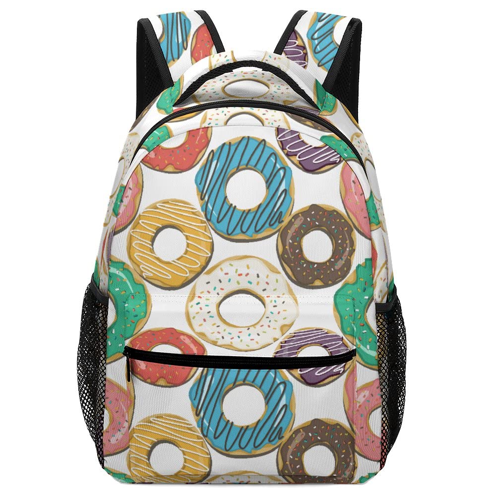 Colorful Donut Backpack for Women & Men - Travel & Laptop Daypack