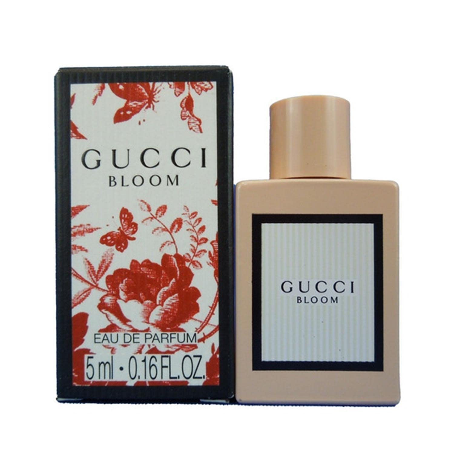 Gucci Bloom Mini Eau de Toilette for Women - Travel Size Perfume (5ml/0.16oz) - Floral Fragrance for Everyday Wear, Date Nights & Gifting