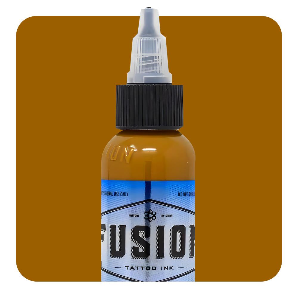 Kirsten Pettitt Roasted Peanut Fusion Tattoo Ink - Professional Tattoo Supplies for Artists - Choose Your Size - Perfect for Tattoo Studios & Body Art Enthusiasts