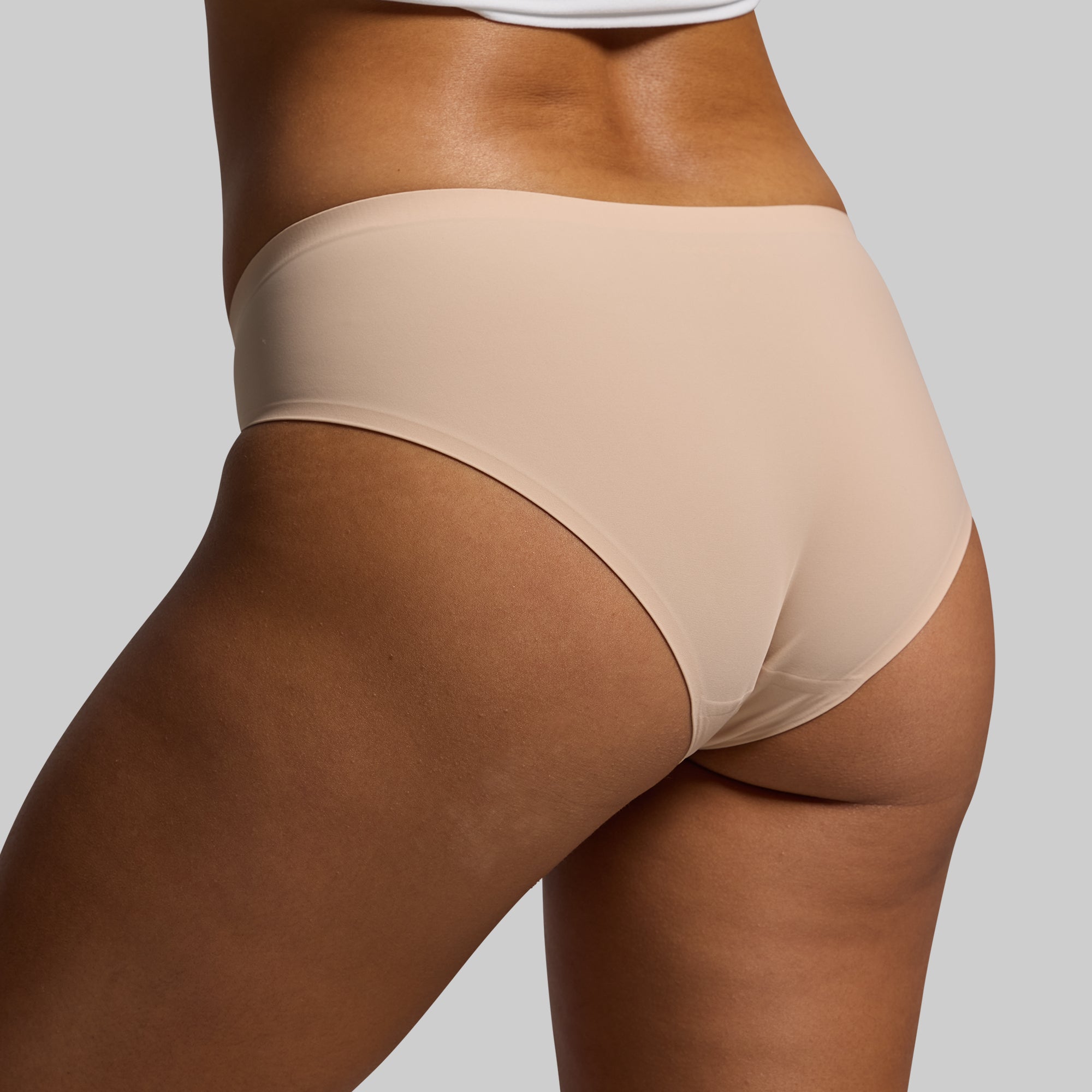 BP Seamless Cheeky Underwear - Nude Color Thong Panties for Women | Comfortable Everyday Wear, Yoga & Workout Essentials