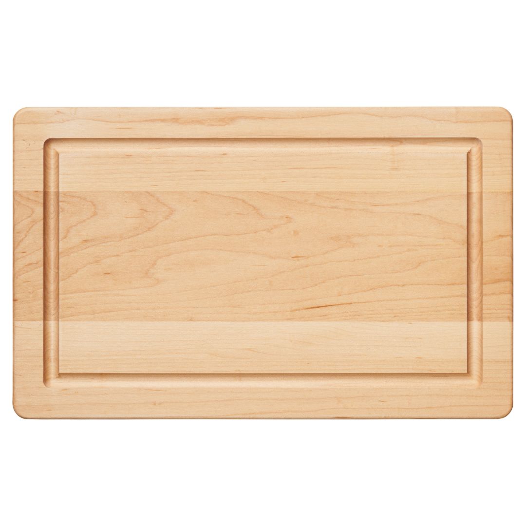 Premium Maple Wood Cutting Board & Cheese Board - 18