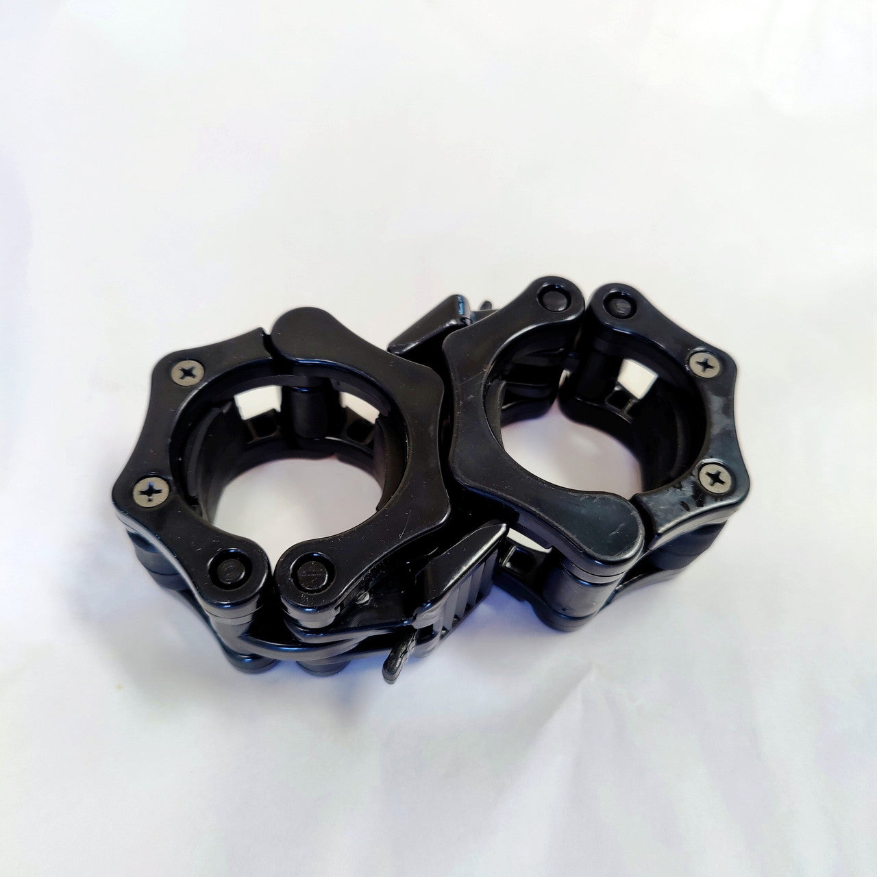 NEW Barbell Lock Collars (Lock Jaw Style) - Secure Weight Plates for Strength Training & Powerlifting - Gym & Home Workout Essentials