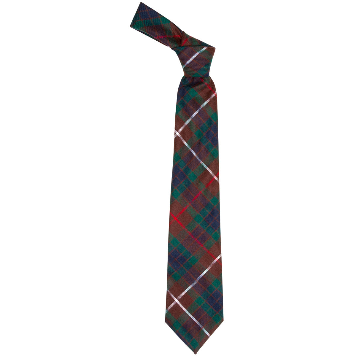 Fraser Hunting Modern Tartan Tie - Premium Wool Necktie for Men | Perfect for Weddings, Business Meetings & Formal Occasions