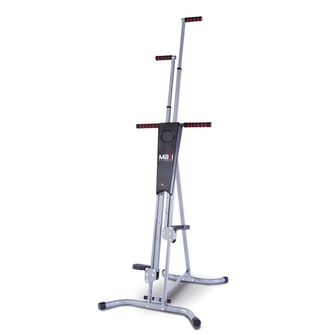 MaxiClimber 2.0 Vertical Climber with ERS (Elastic Resistance System) - Foldable Cardio & Strength Training Machine for Full Body Workout - Easy Assembly, Low Impact Exercise Equipment - Includes Free Fitness App - Perfect for Home Gym, Small Spaces & Apartment Workouts