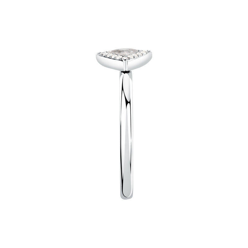 ANELLO DONNA MORELLATO TRILLIANT SAWY08012 - Elegant Women's Ring with Cubic Zirconia Stones for Special Occasions, Date Nights & Gift Giving