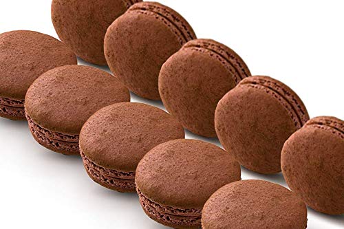 72-Pack Wholesale Macarons Milk Chocolate - Gourmet French Desserts for Parties, Gifts & Events