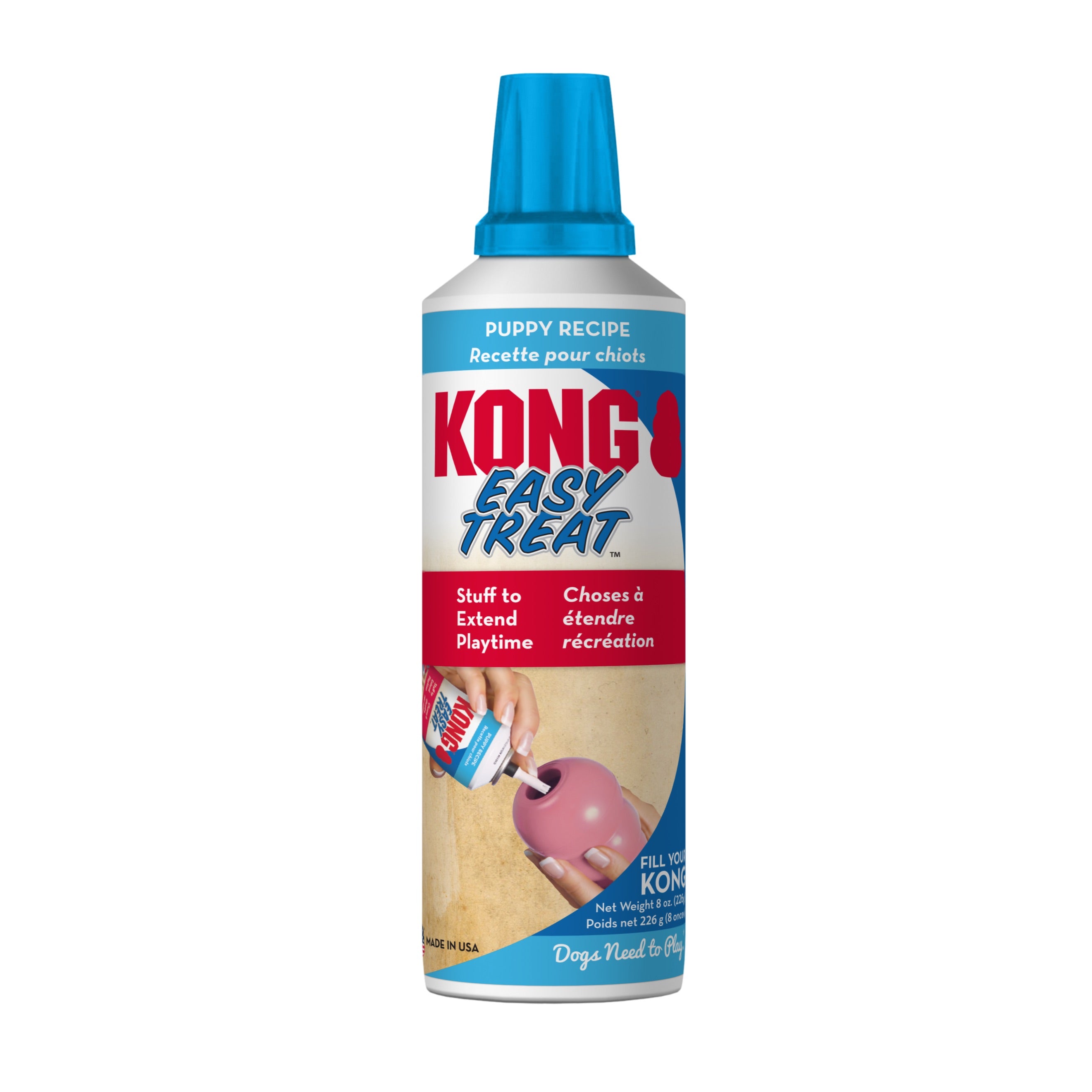 Kong Puppy Recipe Easy Treat Dog Training Reward - Creamy Peanut Butter Flavor for Puppies - Perfect for Obedience Training & Positive Reinforcement