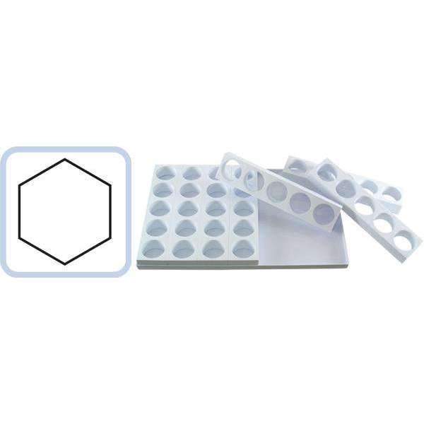 Hexagonal Single Portion Fast Fabric Mold for DIY Candles, Soap Making & Resin Crafts - Perfect for Home Decor and Gift Packaging