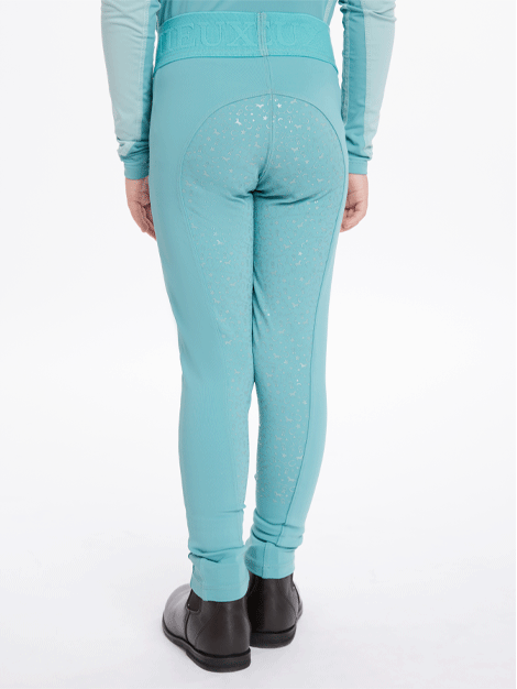Le Mieux Mini Pull On Riding Tights - Breathable Equestrian Breeches for Women - Perfect for Horseback Riding, Training & Show Jumping
