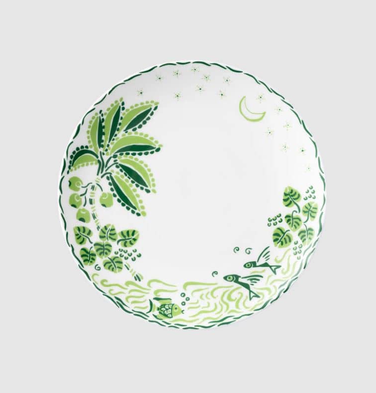 Cobblers Cove Calypso Salad Plate - Elegant Porcelain Appetizer Dish for Entertaining, Dinner Parties & Home Decor | Perfect for Salads, Desserts & Hors d'Oeuvres